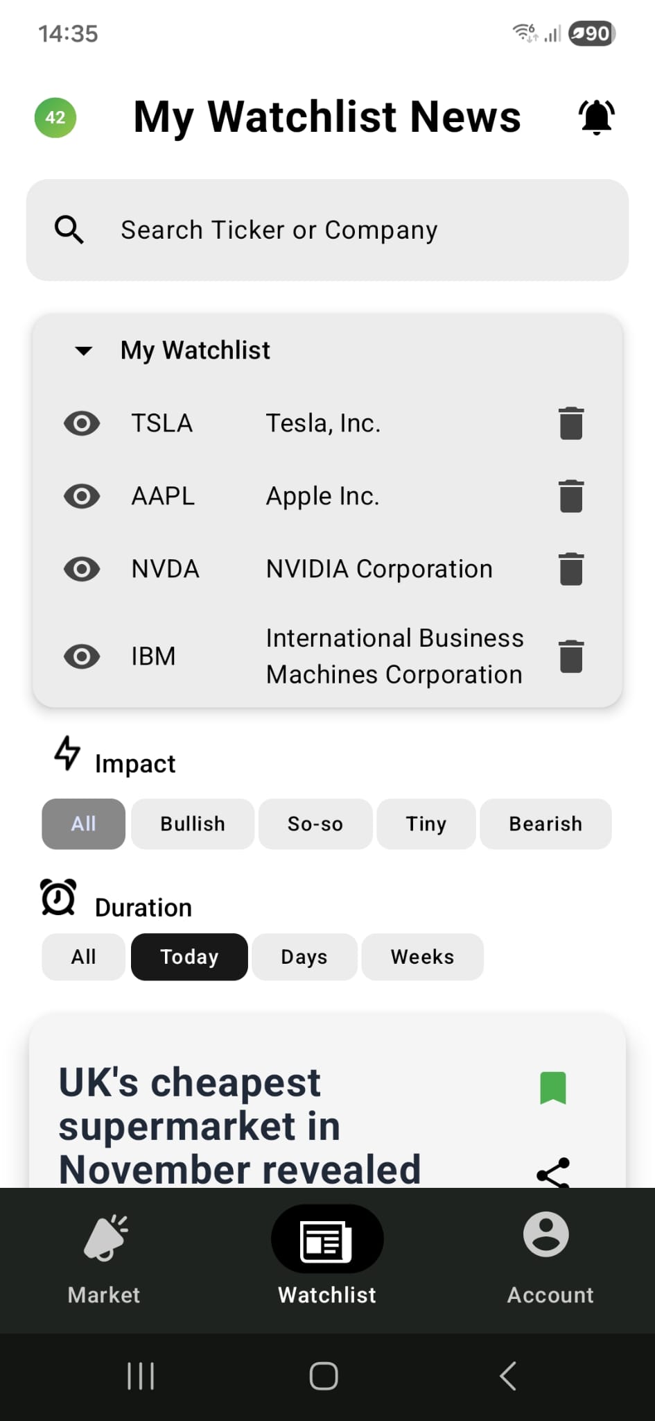 42 app interface slide 3